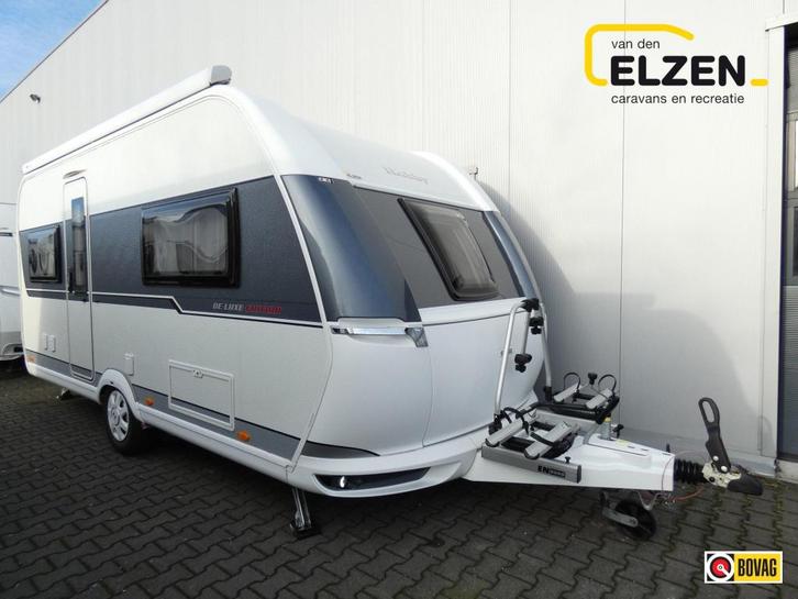 Hobby De Luxe Edition 460 UFE MOVER + THULE LUIFEL, Caravans en Kamperen, Caravans, Bedrijf, tot en met 4, Rondzit, Hobby, Frans bed