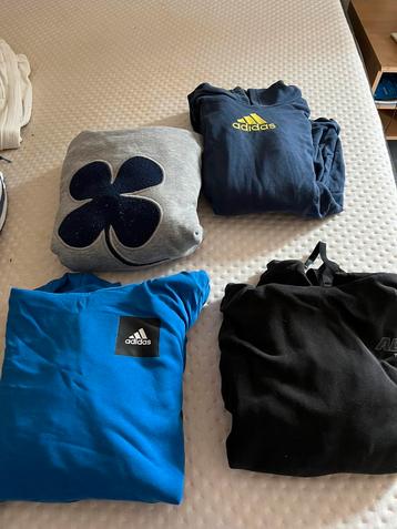4 hoody’s 3 x adidas en 1 x robey mt M beschikbaar voor biedingen