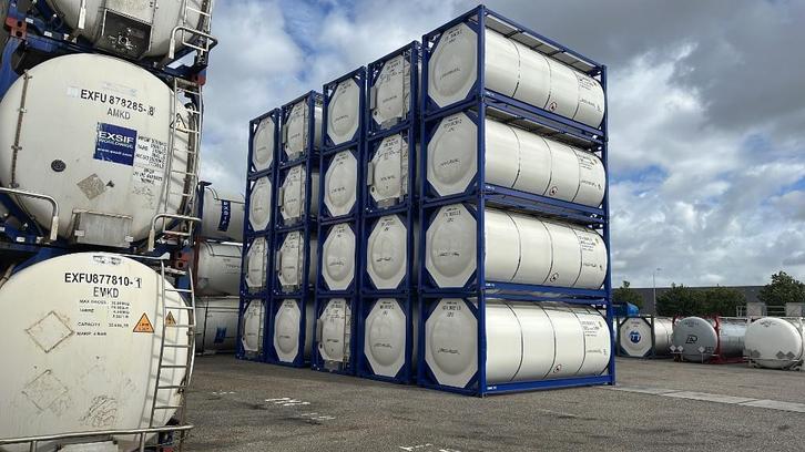 RVS ISO Tankcontainers 24.000/26.000L  Direct uit voorraad, Zakelijke goederen, Machines en Bouw | Keten en Containers, Ophalen