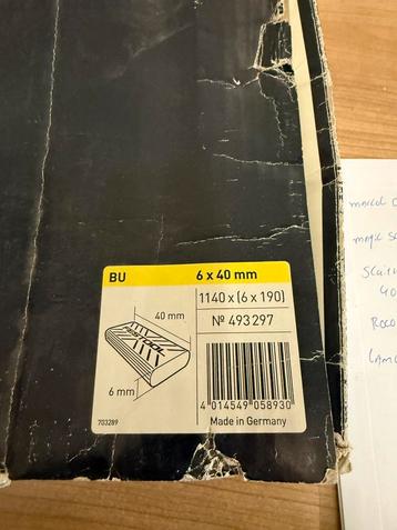 festool domino 6x40 760st  €40,00 beschikbaar voor biedingen