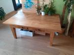 Teak houten koffietafel/salontafel, Huis en Inrichting, Tafels | Salontafels, Ophalen, 100 tot 150 cm, Teakhout, 50 tot 100 cm
