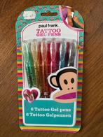 Paul Frank Tattoo Gelpennen – nieuw, met sjabloon, Hobby en Vrije tijd, Ophalen of Verzenden, Nieuw, Potlood of Stift