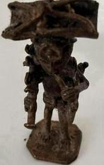 ANTIEKE GOUDGEWICHT KOPER BEELDJE VAN EEN MAN KOMT UIT GHANA, Antiek en Kunst, Antiek | Koper en Brons, Ophalen of Verzenden