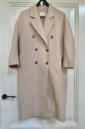 American Vintage ecru lange oversized jas S beschikbaar voor biedingen