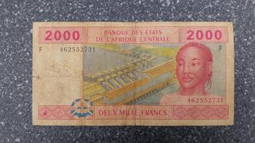 2.000 Centraalafrikaanse CFA Francs beschikbaar voor biedingen