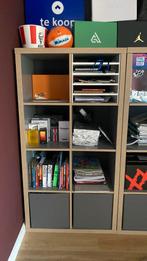 2 vakkenkasten IKEA met opbergbakken kallax, Huis en Inrichting, Kasten | Roldeurkasten en Archiefkasten, Minder dan 100 cm, 25 tot 50 cm