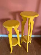 Art deco stijl planten krukjes, Ophalen of Verzenden, Gebruikt, Hout