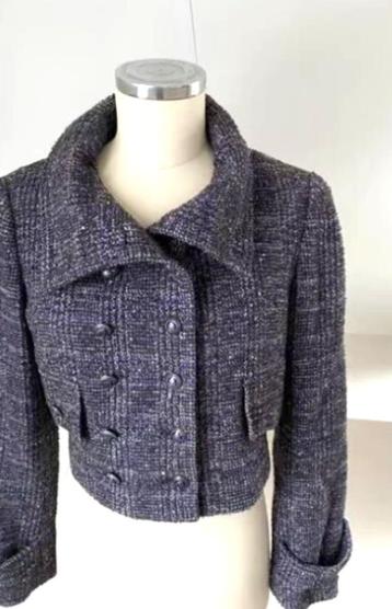 Carlisle couture vintage jasje mt 38 zgan paars grijs CHCS beschikbaar voor biedingen