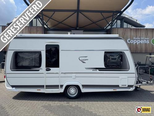 Fendt Saphir 445 SFB 2019 E&P Levelsysteem + Mover +, Caravans en Kamperen, Caravans, Bedrijf, tot en met 4, 1000 - 1250 kg, Rondzit