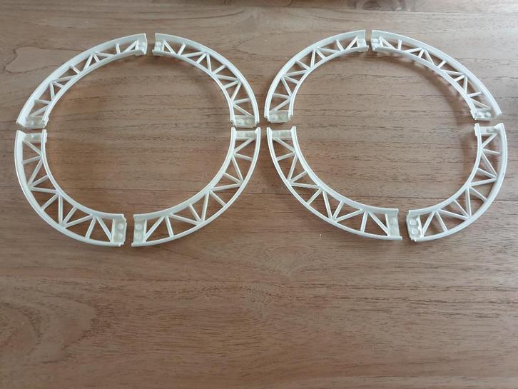 Partij N286=8x Nieuwe Lego achtbaan rails bocht Wit, Kinderen en Baby's, Speelgoed | Duplo en Lego, Nieuw, Lego, Losse stenen