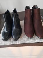 Laarzen bruin en donkerblauw maat 38, Ophalen of Verzenden, Zo goed als nieuw, Blauw