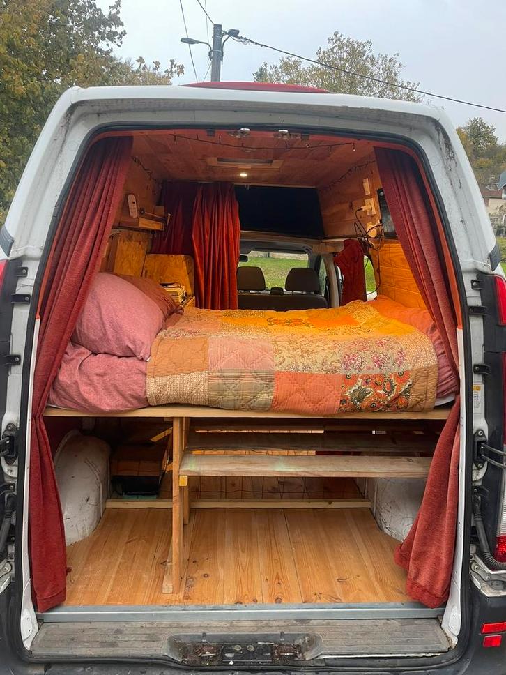 Mercedes-Benz Vito 109 CDI (2007) BUSCAMPER, Caravans en Kamperen, Campers, Particulier, tot en met 2, Buscamper of Camperbus