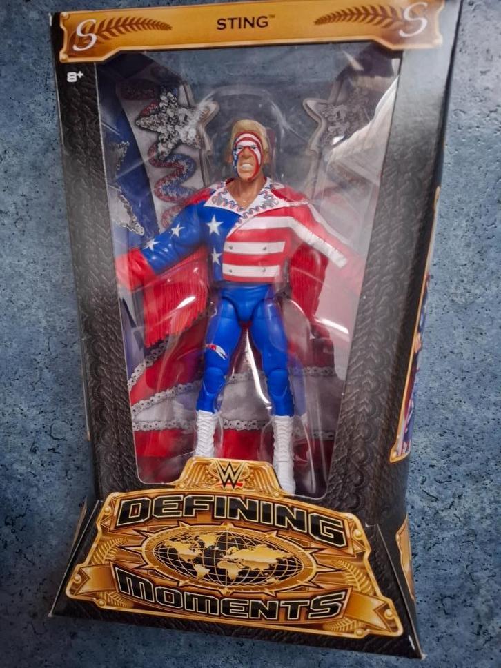 WWE Defining Moments  Sting  ( Nieuw ), Verzamelen, Poppetjes en Figuurtjes, Nieuw, Verzenden