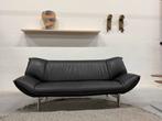 Leolux Tango Bank 3 zits zwart leer Design verstelbaar, Leolux, Driepersoons, Ophalen of Verzenden, Leer