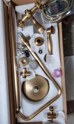 Retro opbouwdouche, doucheset, regendouche, landelijk, brons, Huis en Inrichting, Badkamer | Badtextiel en Accessoires, Ophalen of Verzenden