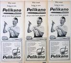 16 vintage advertenties reclames pennen 26-66 pen vulpen, Verzamelen, Vulpen, Parker, Ophalen