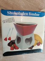 Chocolade fondue pannetje voor 2, Ophalen of Verzenden, Zo goed als nieuw, Waxinelicht, Fondueset