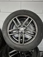 Wielset audi q3 q5  235 55 17 winterbanden, Banden en Velgen, 17 inch, 235 mm, Winterbanden