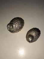 Verzilverd peper en zoutstel, Antiek en Kunst, Antiek | Tin, Ophalen of Verzenden