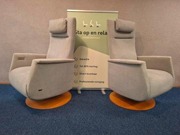 Set Sta op relax fauteuils Prominent Toscana Als nieuw ! beschikbaar voor biedingen