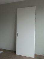 Deur met kozijn en deurhendel, Doe-het-zelf en Verbouw, Deuren en Horren, Ophalen, 80 tot 100 cm, 215 cm of meer, Binnendeur