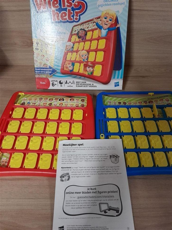 wie is het ? - s3343, Hobby en Vrije tijd, Gezelschapsspellen | Bordspellen, Zo goed als nieuw, Ophalen of Verzenden