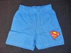 Superman shortama/pyjama katoen wit/blauw maat 128, Ophalen of Verzenden
