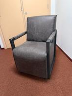 Bombay leren eetkamerstoel 4x, Huis en Inrichting, Fauteuils, Ophalen, Zo goed als nieuw