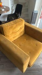 Bank oker geel, Ophalen of Verzenden, Zo goed als nieuw, 75 tot 100 cm