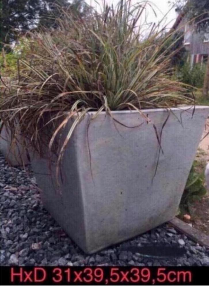 Terracotta cascade bloempotten vierkant, 39cm, Tuin en Terras, Bloempotten, Gebruikt, Terracotta, Binnen, Balkon, Tuin, Minder dan 40 cm