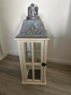 Decoratieve lantaarn, Huis en Inrichting, Lampen | Hanglampen, Ophalen, Zo goed als nieuw, Glas, 50 tot 75 cm