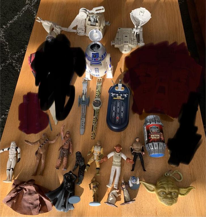 Vintage starwars verzameling Hasbro Lucasfilm, Verzamelen, Star Wars, Zo goed als nieuw, Actiefiguurtje, Ophalen of Verzenden