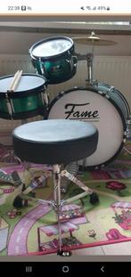 Fame Drumstel - Groen, Muziek en Instrumenten, Drumstellen en Slagwerk, Ophalen, Gebruikt, Overige merken