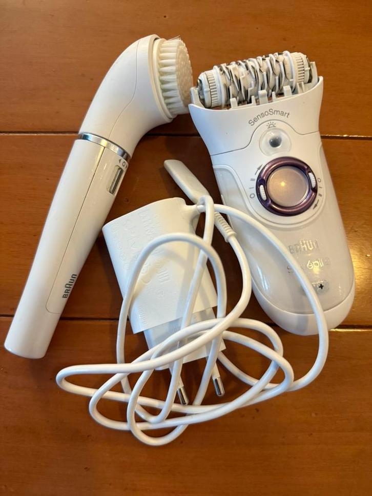 Complete Braun Silk-épil 9 SensoSmart Epilator met oplader, Witgoed en Apparatuur, Persoonlijke-verzorgingsapparatuur, Gebruikt