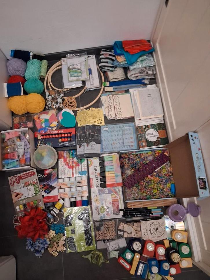 Mega knutsel set, Hobby en Vrije tijd, Knutselen, Materiaal, Ophalen of Verzenden