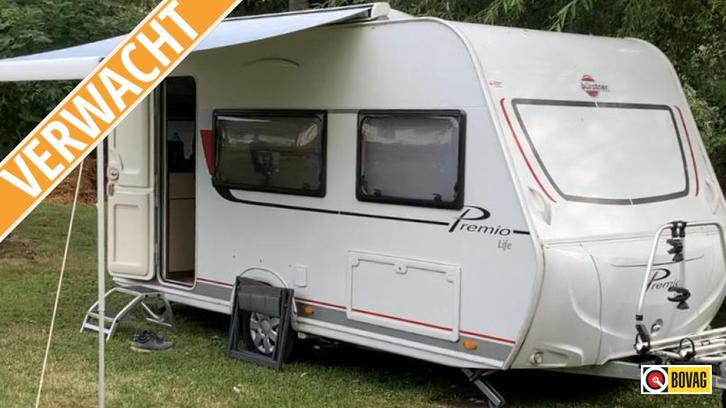 Bürstner Premio Life 425 TS Mover,Thule Lfl,Luifel,, Caravans en Kamperen, Caravans, Bedrijf, tot en met 3, 750 - 1000 kg, Treinzit