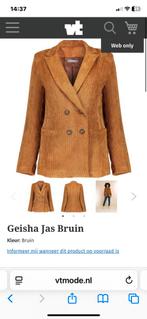 Blazer geisha cognac rib maat L, Ophalen, Zo goed als nieuw, Jasje, Geisha