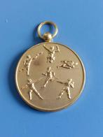 Penning atletiek 1957 Tilburg, Ophalen of Verzenden, Brons, Nederland