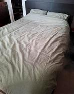 IKEA bed Malm 140x200 cm, Ophalen, Zwart, Tweepersoons, 140 cm