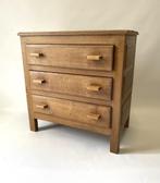 commodekast, ladekast eikenhout, vintage, Gebruikt, Eikenhout, 3 of 4 laden, Minder dan 100 cm
