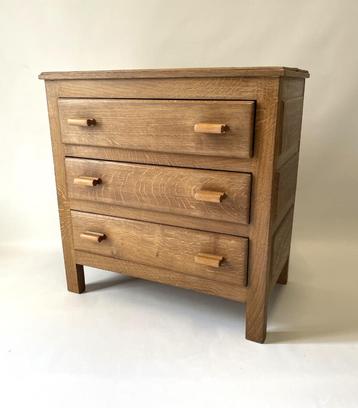 commodekast, ladekast eikenhout, vintage beschikbaar voor biedingen