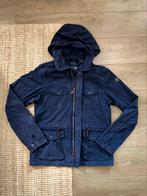 Scotch & Soda Korte Parka Jacket Katoen in Navy Blauw Maat M, Gedragen, Scotch & Soda, Verzenden, Maat 48/50 (M)