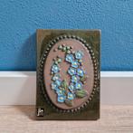 JIE Gantofta wandtegel - Design AIMO - blauwe bloemen, Ophalen of Verzenden