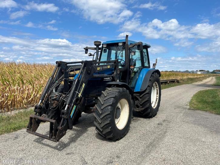 New Holland TS115 + Frontlader, Zakelijke goederen, Agrarisch | Tractoren, meer dan 10000, New Holland, 80 tot 120 Pk, Gebruikt