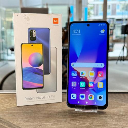 Redmi Note 10 5G 128GB Blauw | Nette staat met garantie, Telecommunicatie, Mobiele telefoons | Overige merken, Zo goed als nieuw