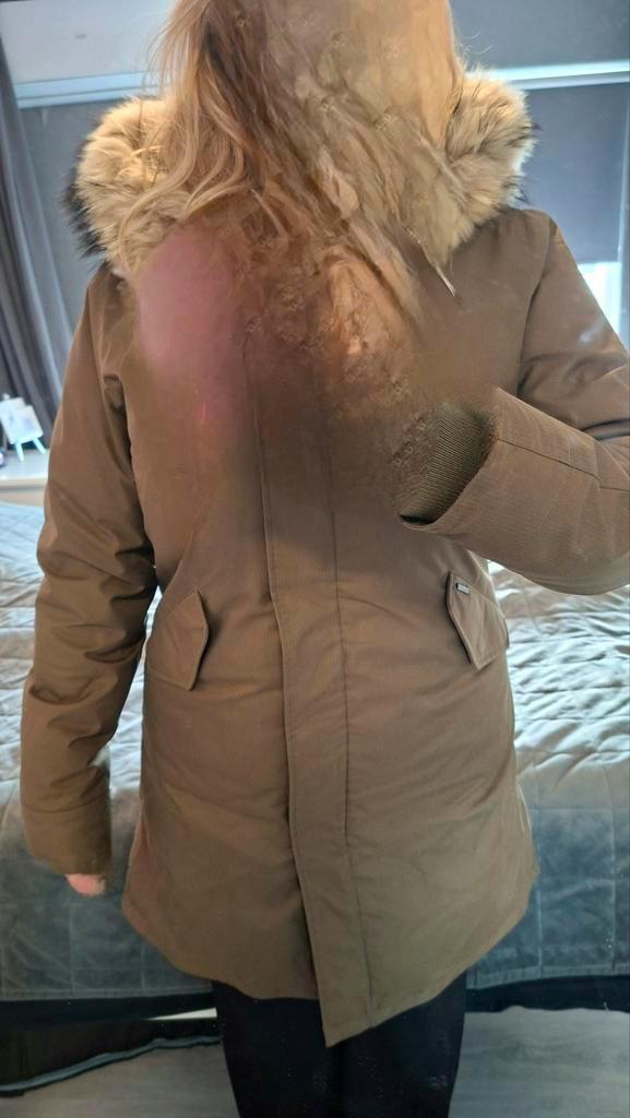 Airforce Damesjas met Bondkraag, Kleding | Dames, Jassen | Winter, Zo goed als nieuw, Maat 46/48 (XL) of groter, Groen, Ophalen of Verzenden