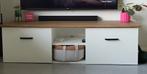 Zelfgemaakte houten tv meubel, Ophalen, Gebruikt, 25 tot 50 cm, Minder dan 100 cm