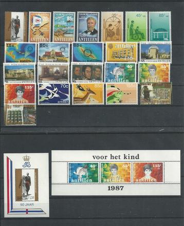 Nederlandse Antillen 1987, Complete jaargang, Postfris. beschikbaar voor biedingen