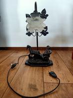 tafellamp paard en wagen, Minder dan 50 cm, Ophalen of Verzenden, Zo goed als nieuw, Glas