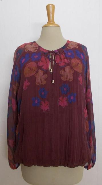 100% silk gevoerde top/tuniek van Caroline Biss! M/L beschikbaar voor biedingen